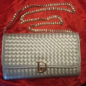 Silver Clutch Purse